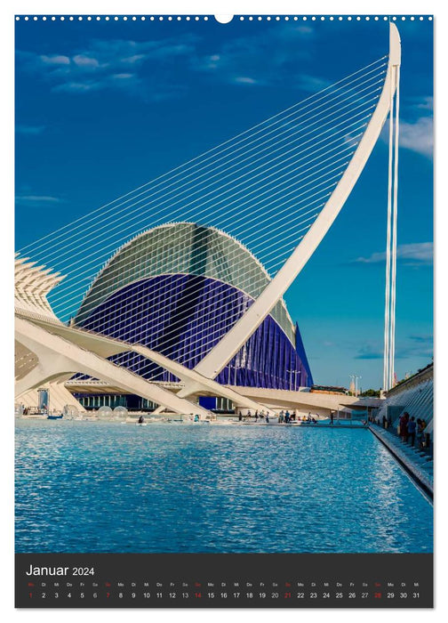 Valencia entdecken (CALVENDO Premium Wandkalender 2024)