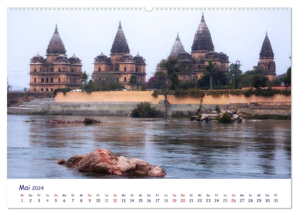Indien - Eine Fotoreise vom Norden bis in den Süden (CALVENDO Premium Wandkalender 2024)