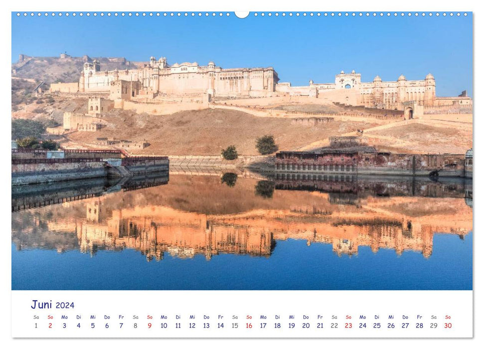 India - A photo trip from the north to the south (CALVENDO Premium Wall Calendar 2024) 