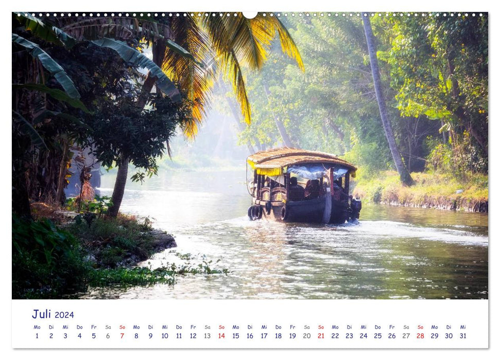 India - A photo trip from the north to the south (CALVENDO Premium Wall Calendar 2024) 