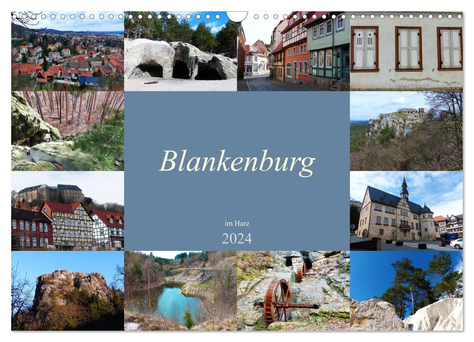 Blankenburg in the Harz (CALVENDO wall calendar 2024) 