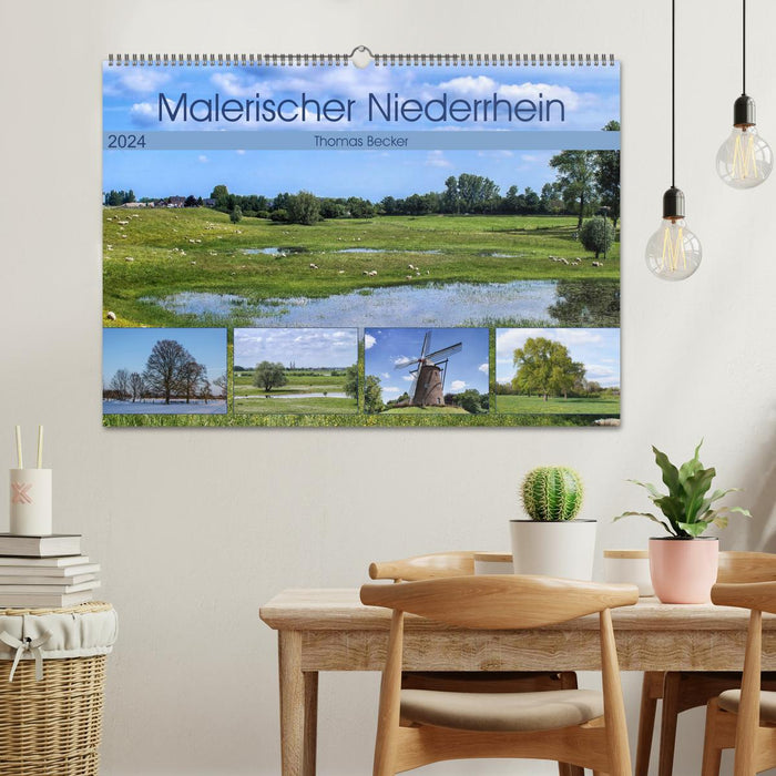 Malerischer Niederrhein (CALVENDO Wandkalender 2024)
