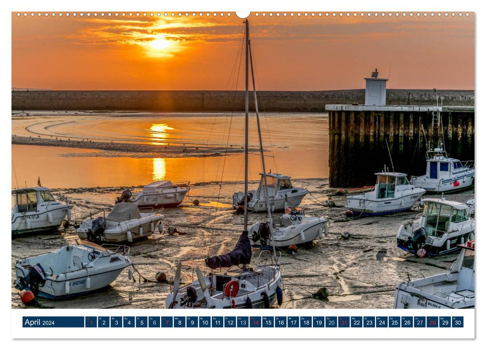 Normandy - rough coasts, gentle hills (CALVENDO wall calendar 2024) 