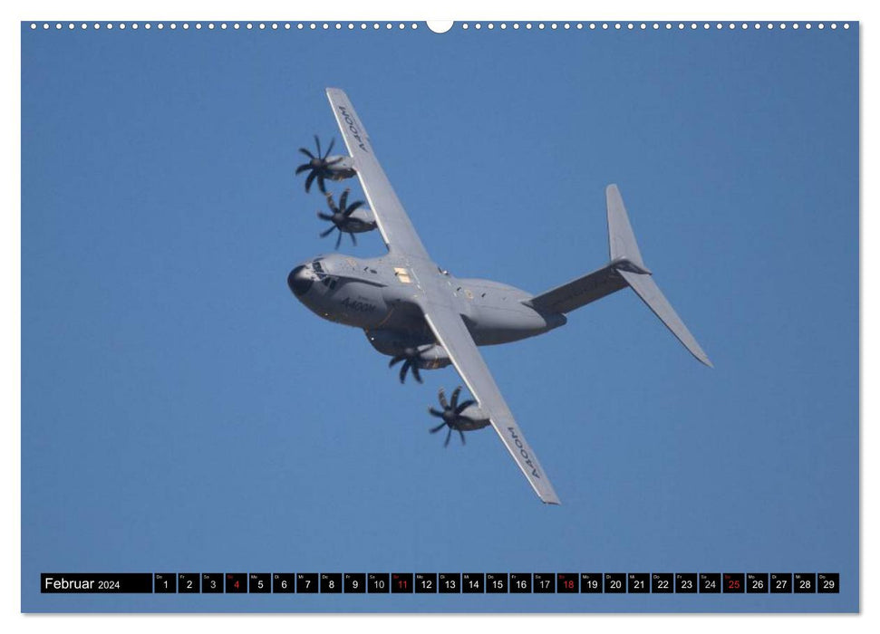 Augenblicke in der Luft: Airbus A400M (CALVENDO Wandkalender 2024)