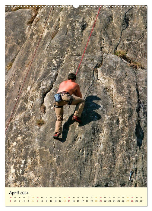 Climbing and mountaineering (CALVENDO wall calendar 2024) 