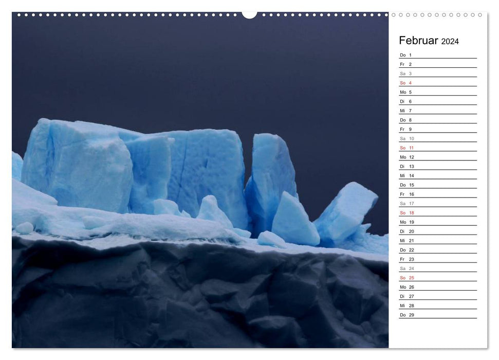 EISIGE GIGANTEN in der DISKOBUCHT (CALVENDO Wandkalender 2024)