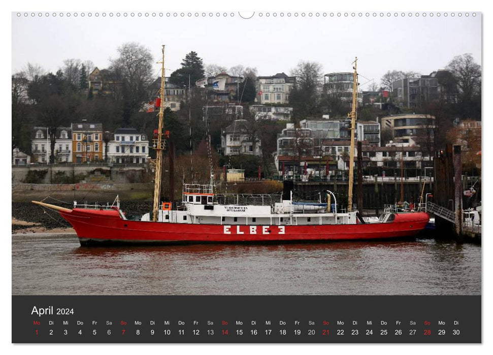 Hafen Hamburg 2024 (CALVENDO Wandkalender 2024)