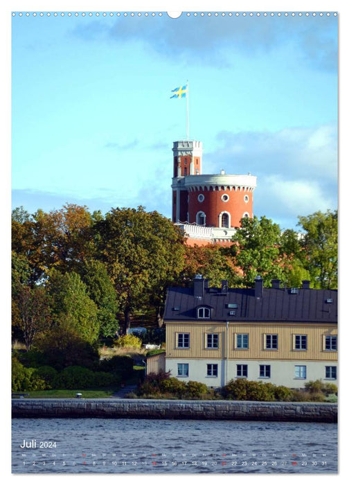 Stockholm - Stadtansichten (CALVENDO Premium Wandkalender 2024)