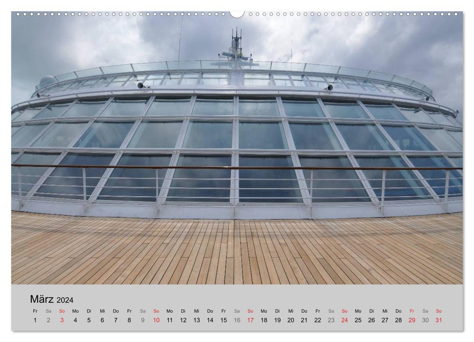 Kreuzfahrt Impressionen (CALVENDO Premium Wandkalender 2024)