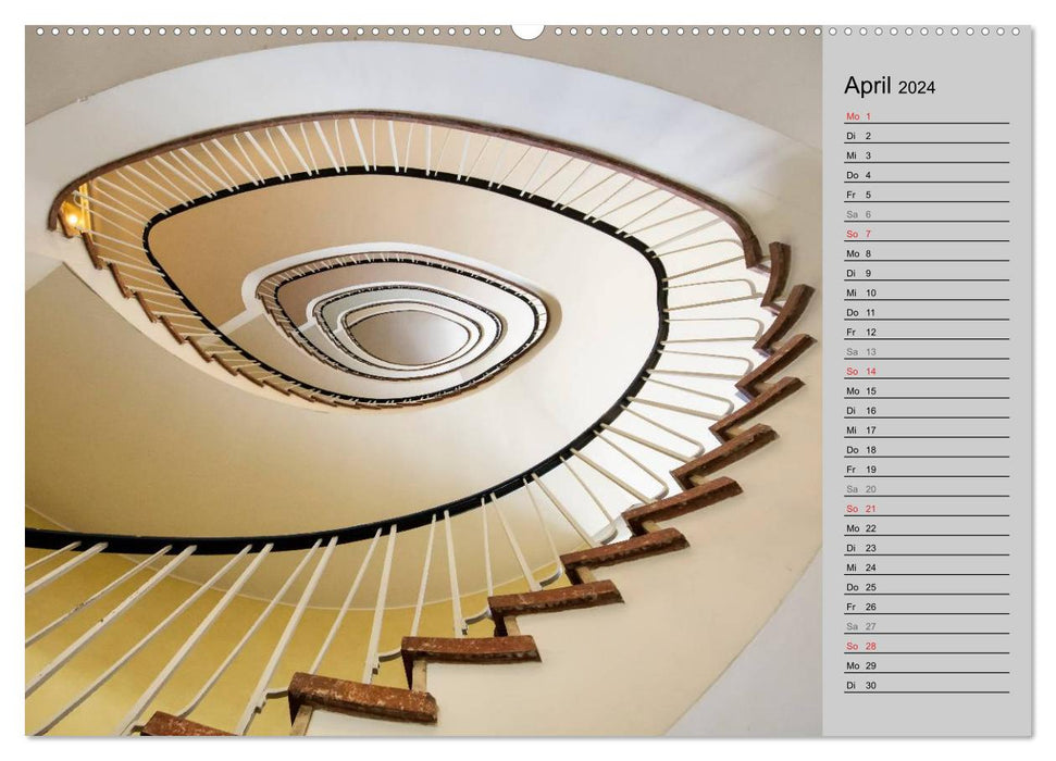 Faszination Treppen (CALVENDO Premium Wandkalender 2024)