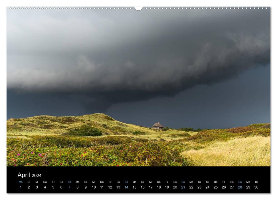 Wolken über Dänemark (CALVENDO Wandkalender 2024)