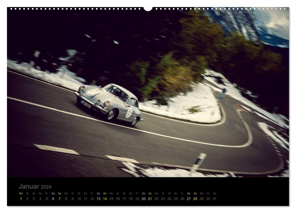 Porsche 356 - Racing (CALVENDO Wandkalender 2024)