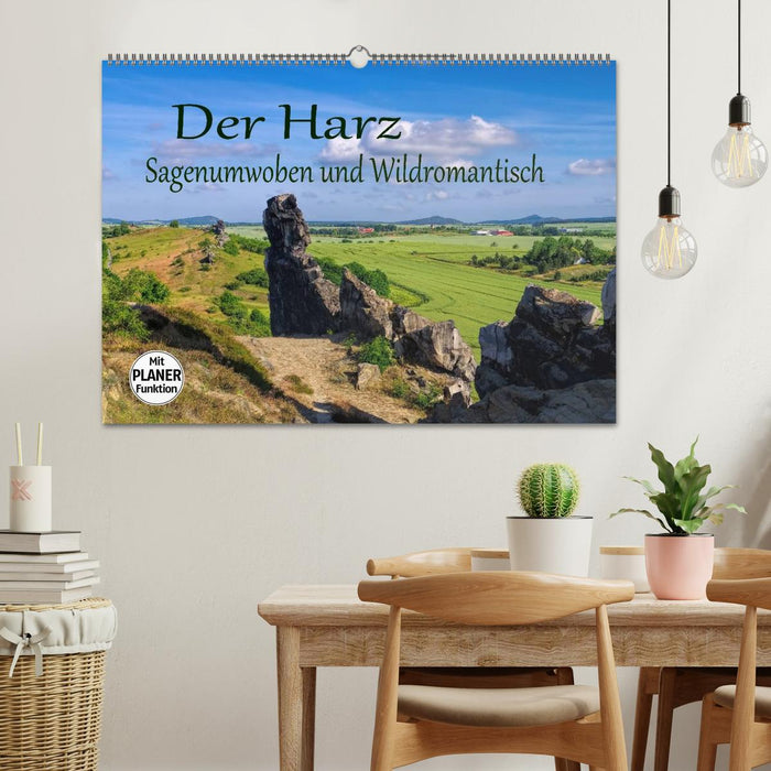 Der Harz - Sagenumwoben und Wildromantisch (CALVENDO Wandkalender 2024)