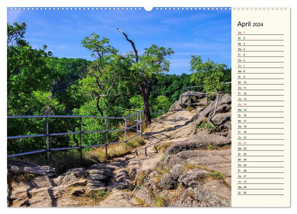 Der Harz - Sagenumwoben und Wildromantisch (CALVENDO Wandkalender 2024)