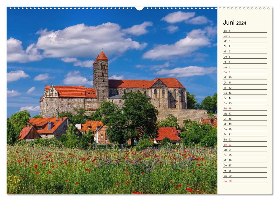 Der Harz - Sagenumwoben und Wildromantisch (CALVENDO Wandkalender 2024)