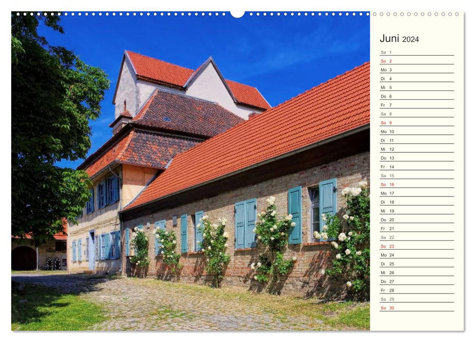 Klöster und Stabkirchen im Harz (CALVENDO Wandkalender 2024)