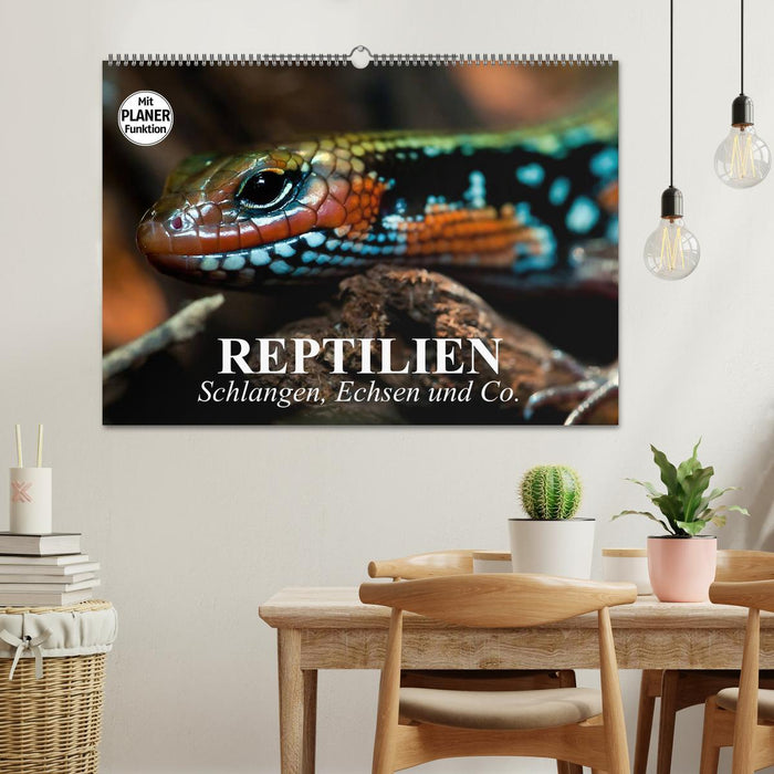 Reptilien. Schlangen, Echsen und Co. (CALVENDO Wandkalender 2024)