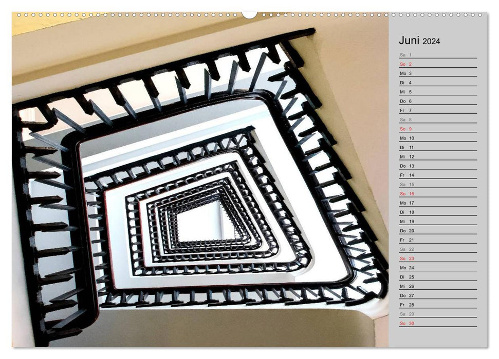 Faszination Treppen (CALVENDO Wandkalender 2024)