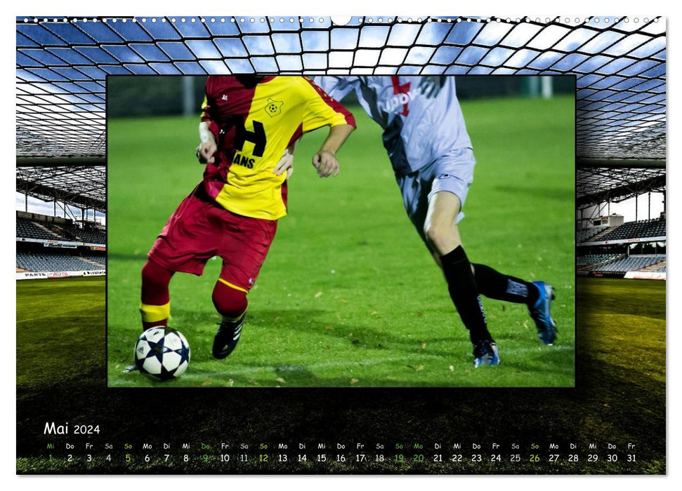 Fußball regiert die Welt (CALVENDO Premium Wandkalender 2024)