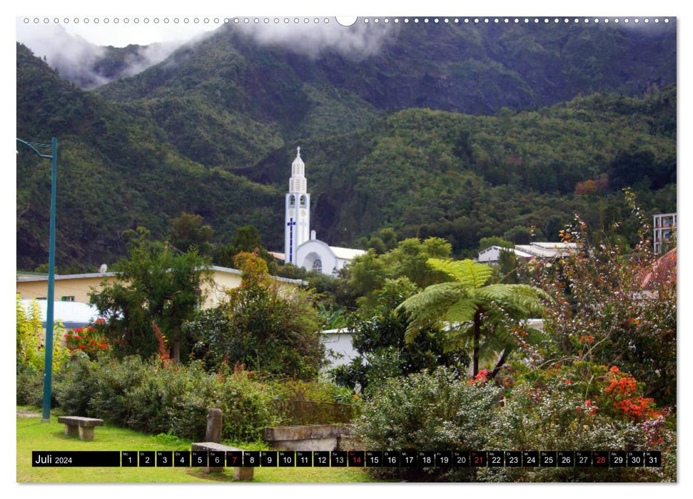 La Réunion - Paradis dans l'Océan Indien (Calendrier mural CALVENDO Premium 2024) 