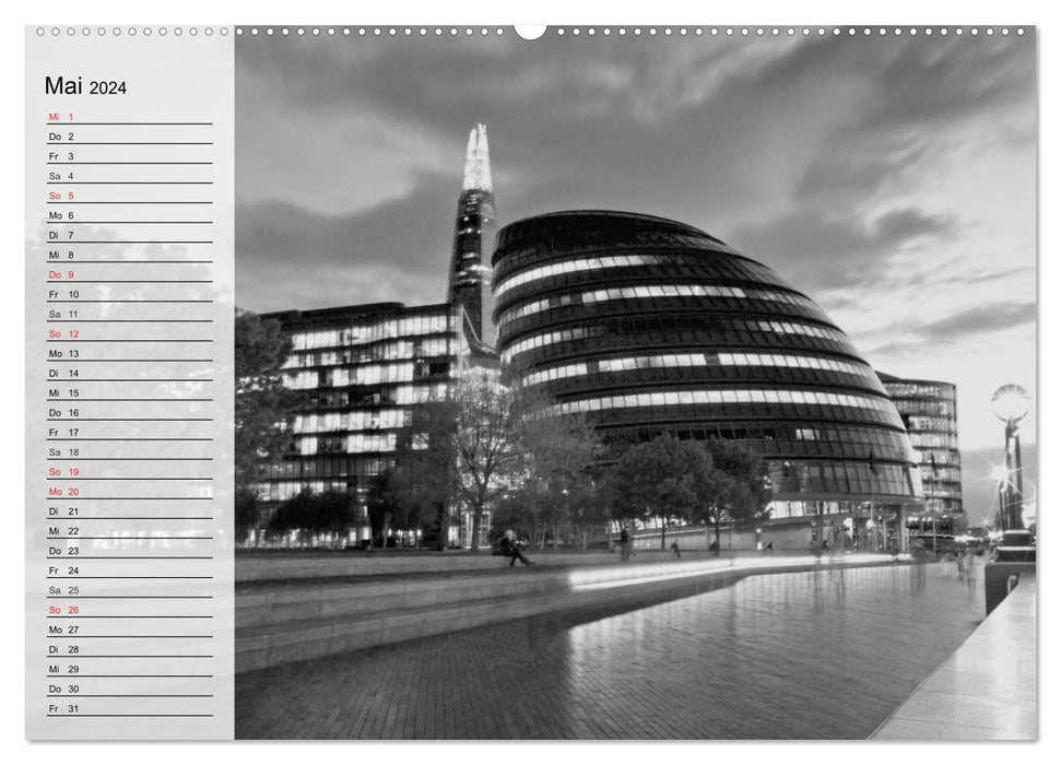 LONDON Urbaner Flair (CALVENDO Premium Wandkalender 2024)