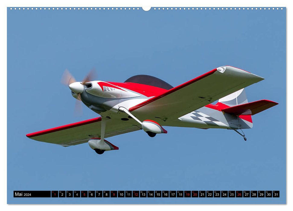 Modellflugkalender 2024 (CALVENDO Premium Wandkalender 2024)