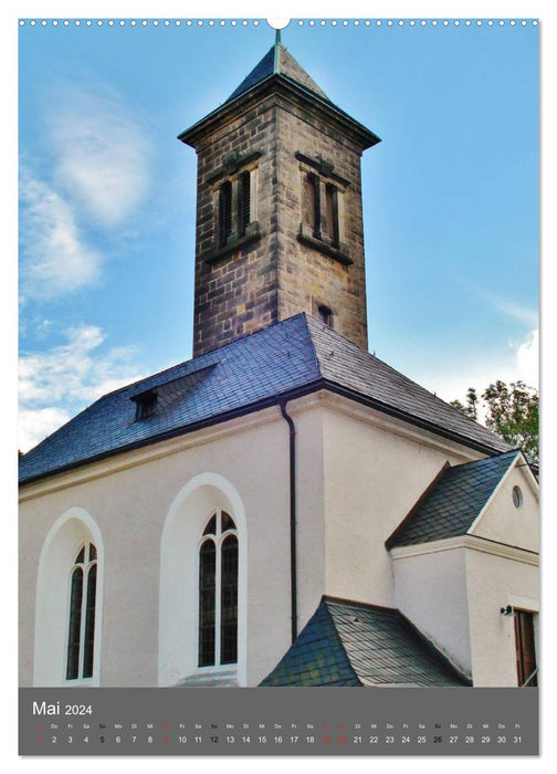 Églises et monastères joyaux allemands (Calendrier mural CALVENDO Premium 2024) 