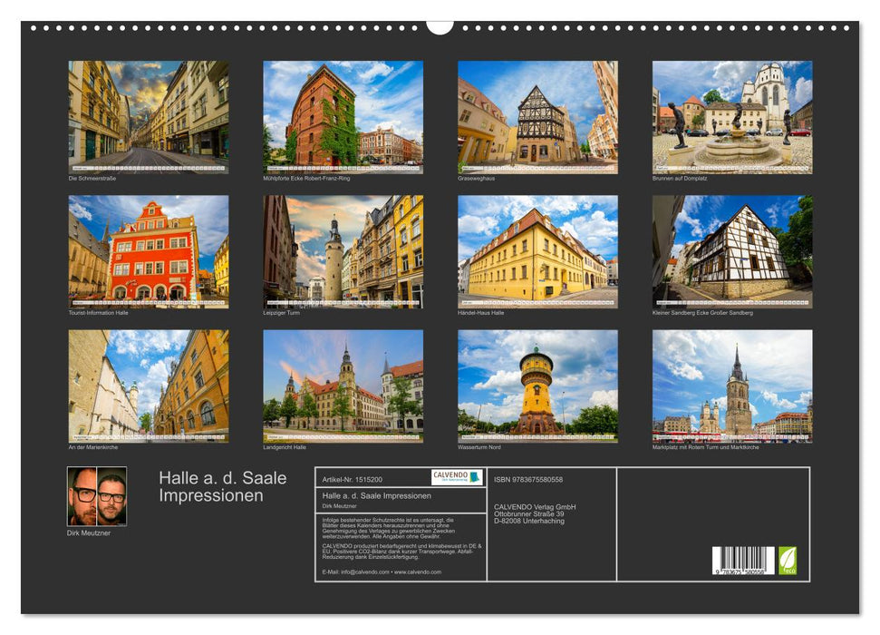 Halle ad Saale impressions (CALVENDO wall calendar 2024) 