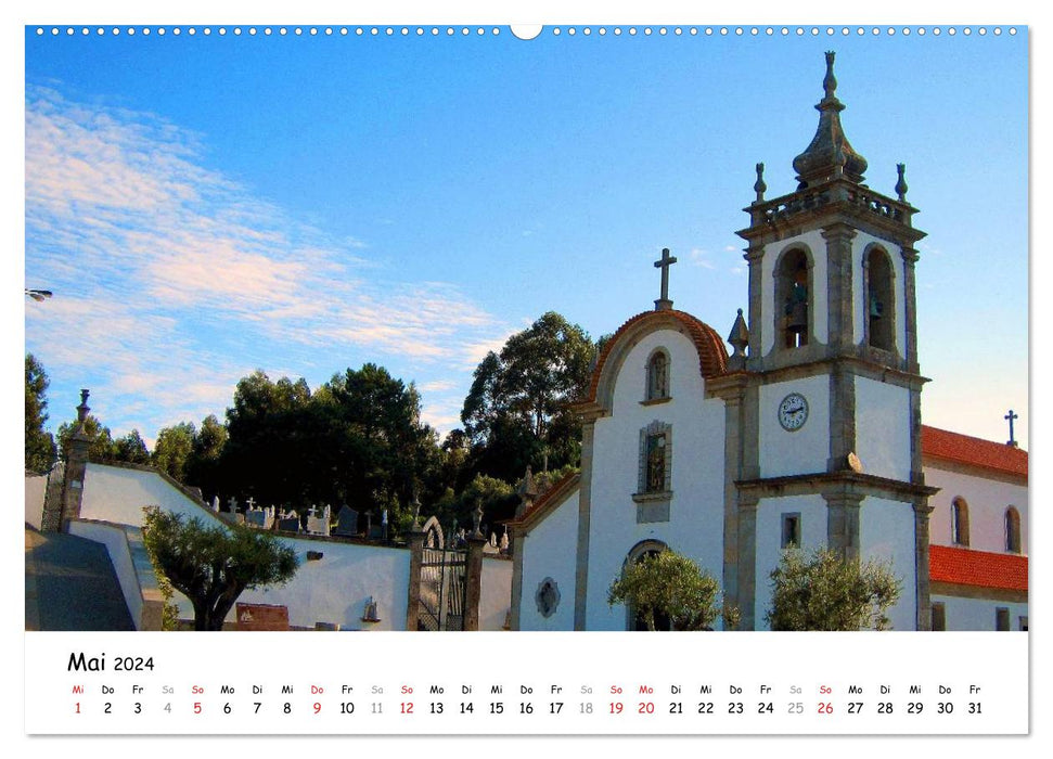 Jakobsweg - Camino Portugues (CALVENDO Premium Wandkalender 2024)