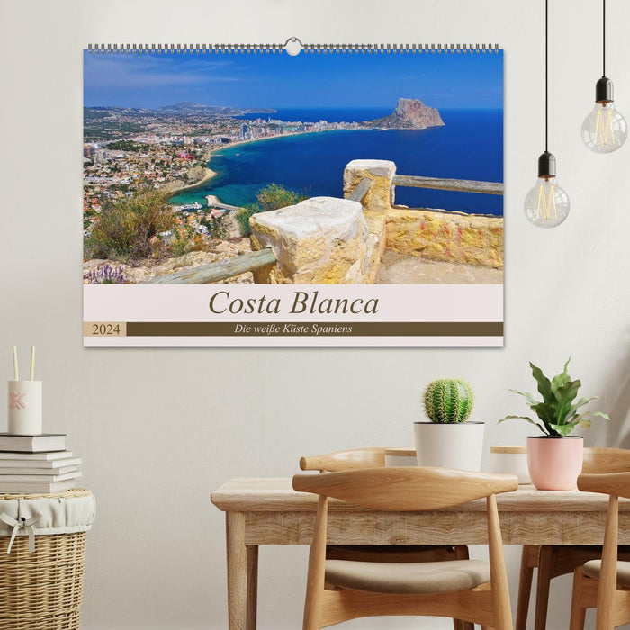 Costa Blanca - La côte blanche de l'Espagne (Calendrier mural CALVENDO 2024) 