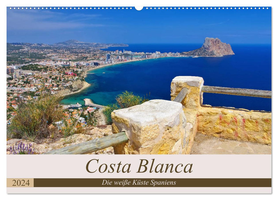 Costa Blanca - La côte blanche de l'Espagne (Calendrier mural CALVENDO 2024) 