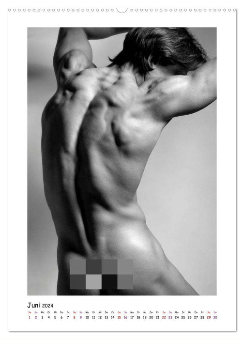 Buttocks of hunky men (CALVENDO wall calendar 2024) 