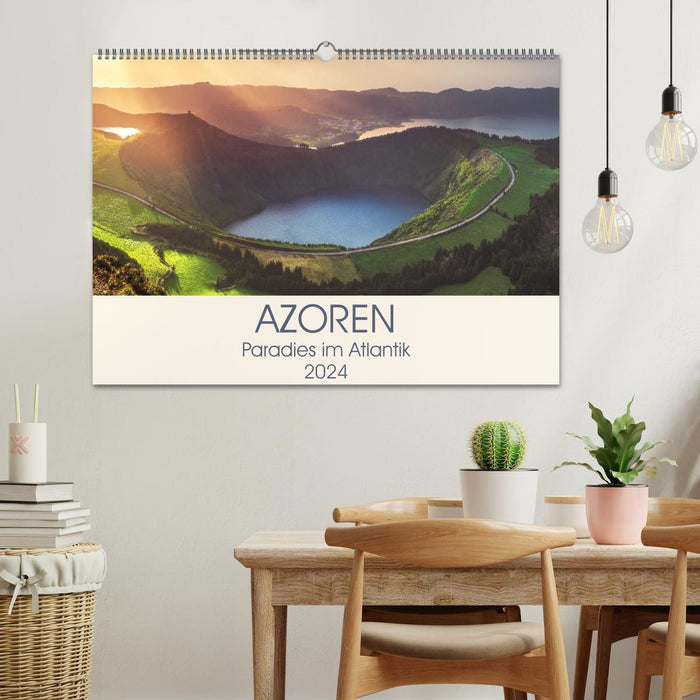 Açores – Paradis de l’Atlantique (Calendrier mural CALVENDO 2024) 