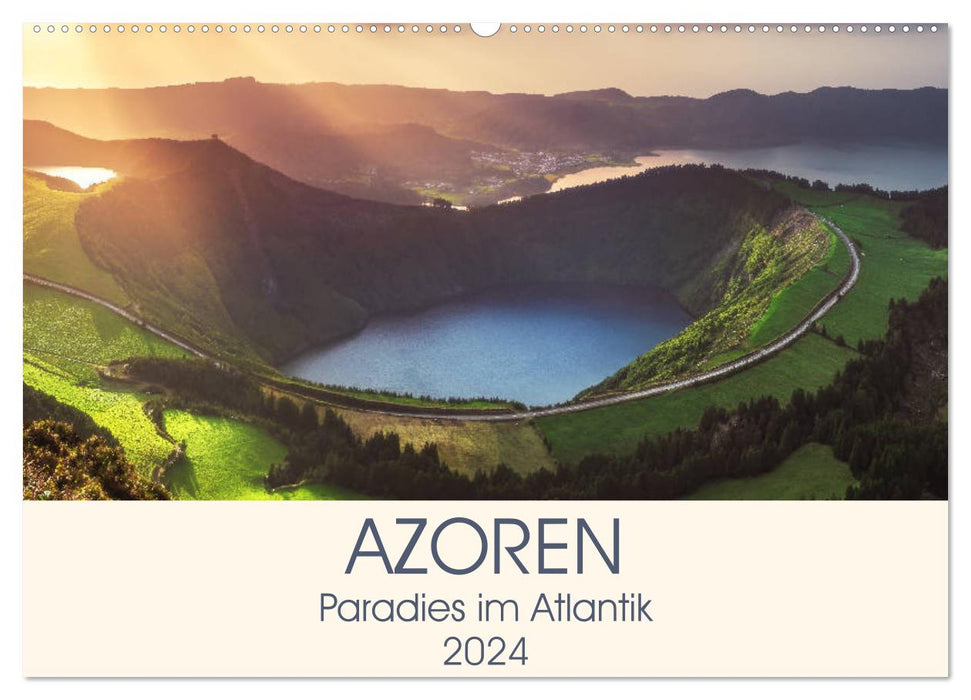 Açores – Paradis de l’Atlantique (Calendrier mural CALVENDO 2024) 