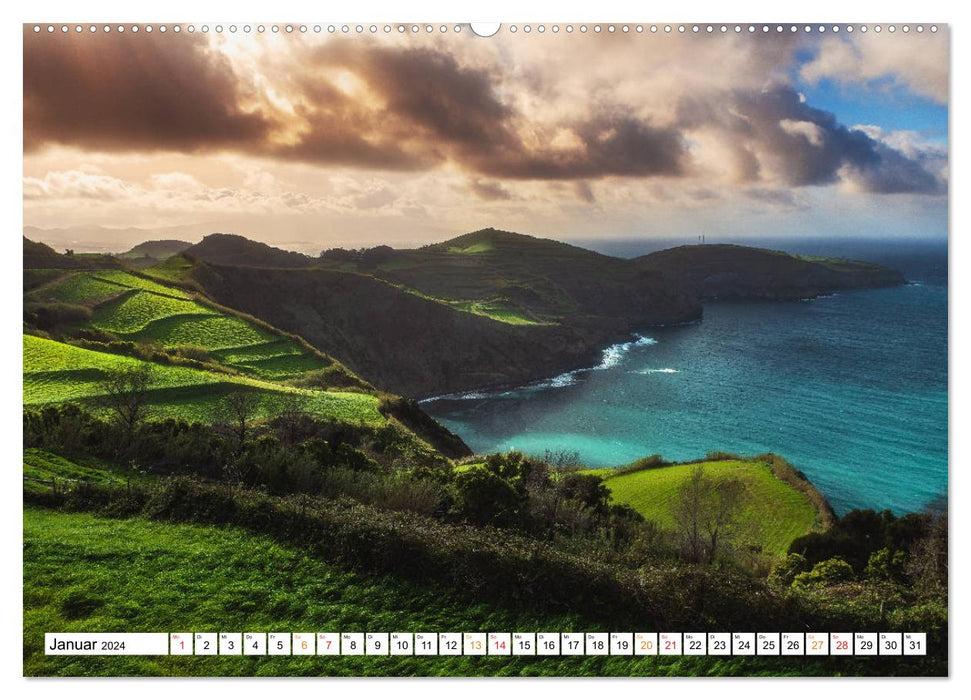 Açores – Paradis de l’Atlantique (Calendrier mural CALVENDO 2024) 
