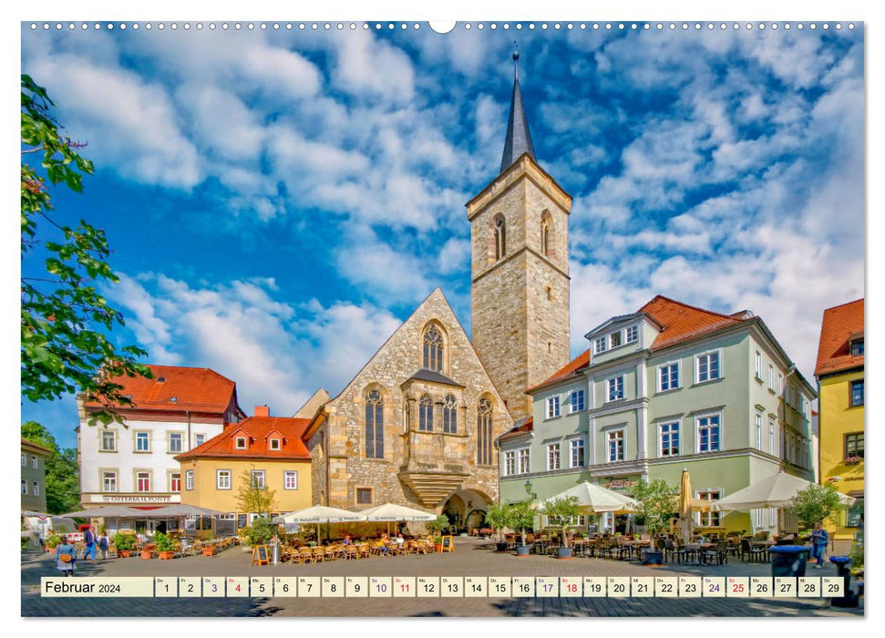 Erfurt - meine Stadt mit viel Herz (CALVENDO Wandkalender 2024)