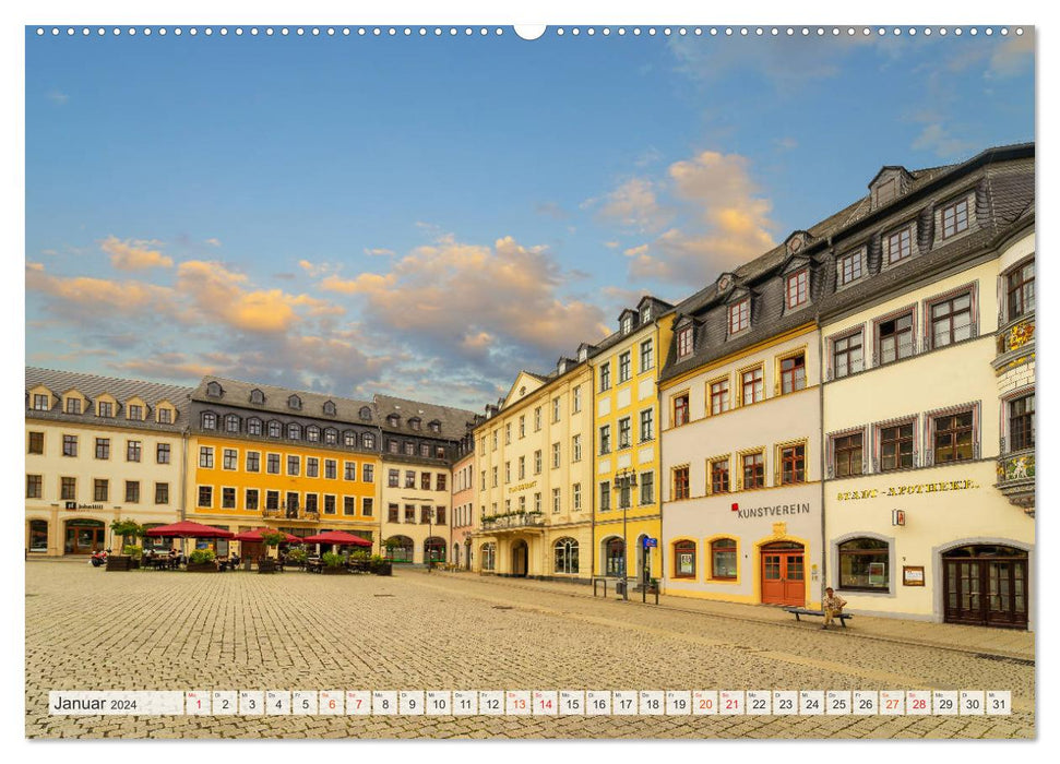 Impressions Gera (calendrier mural CALVENDO 2024) 