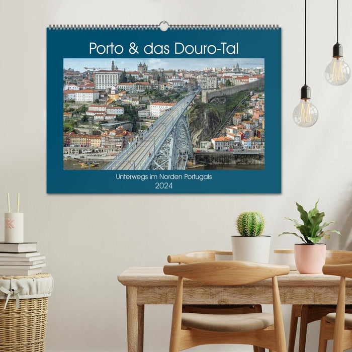 Porto et la vallée du Douro (Calendrier mural CALVENDO 2024) 