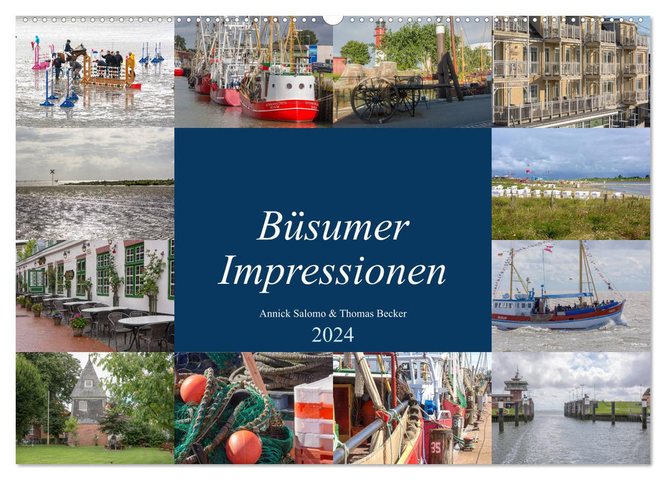 Impressions Büsum (calendrier mural CALVENDO 2024) 