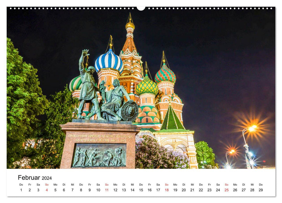 Moskau City (CALVENDO Wandkalender 2024)
