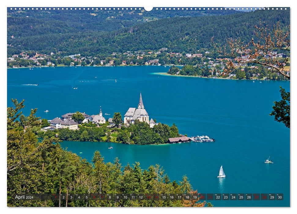 Lake Wörthersee - Austria's Riviera (CALVENDO wall calendar 2024) 