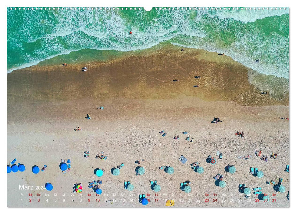 Die schönsten Meerblicke von oben (CALVENDO Wandkalender 2024)
