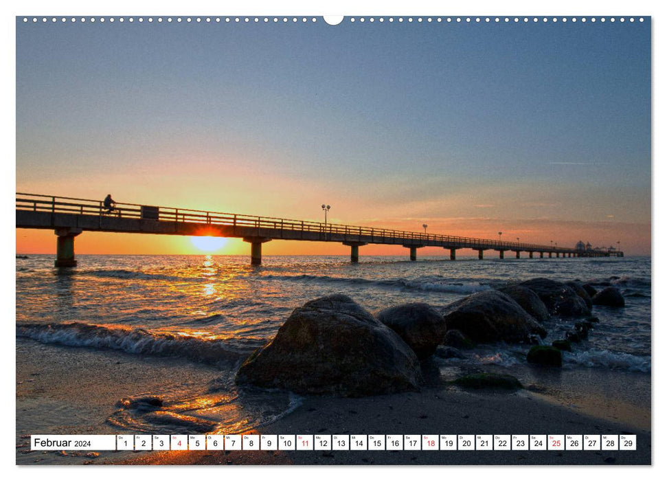 Ostsee Urlaubsfeeling pur (CALVENDO Wandkalender 2024)