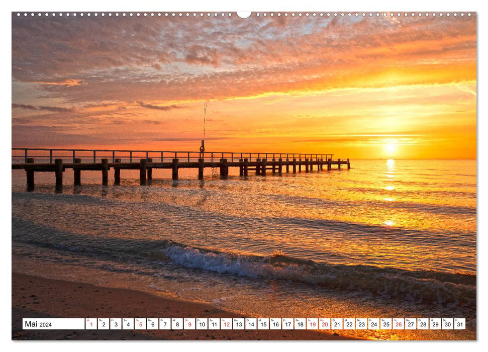 Sentiment de vacances à l'état pur dans la mer Baltique (calendrier mural CALVENDO 2024) 