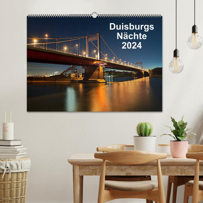 Duisburgs Nächte (CALVENDO Wandkalender 2024)
