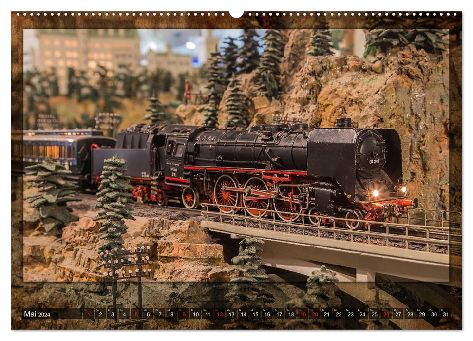 Gut Eversum model railway (CALVENDO Premium Wall Calendar 2024) 