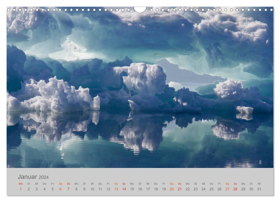 Spitsbergen 80° North (CALVENDO wall calendar 2024) 