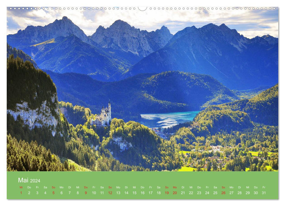 Romantic Allgäu (CALVENDO Premium Wall Calendar 2024) 