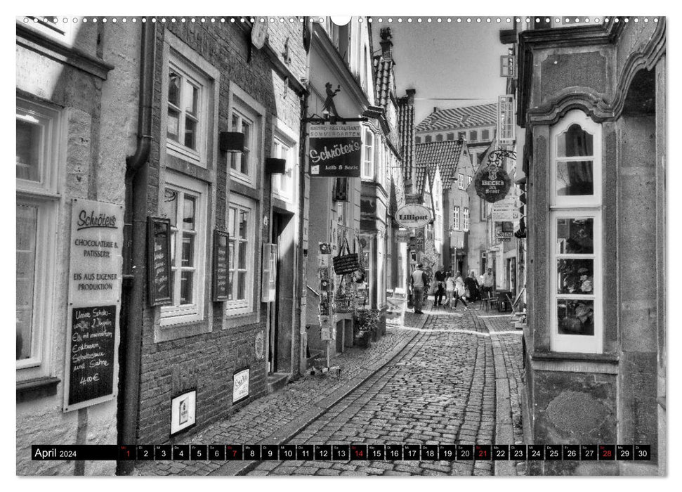 Historisches Bremen (CALVENDO Premium Wandkalender 2024)