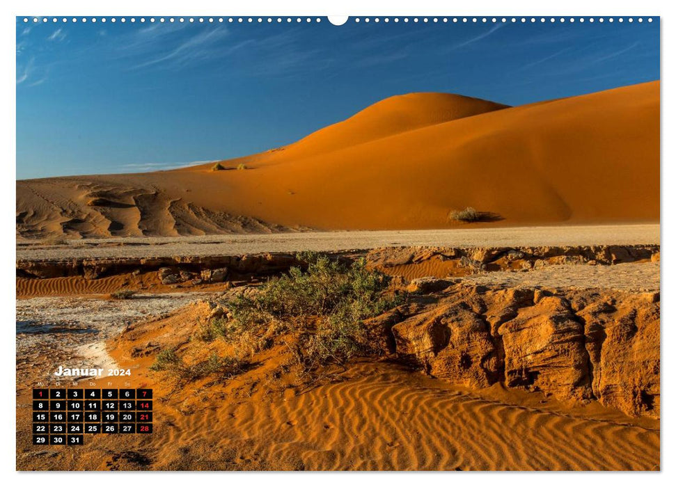 Blickpunkte in Namibia (CALVENDO Premium Wandkalender 2024)